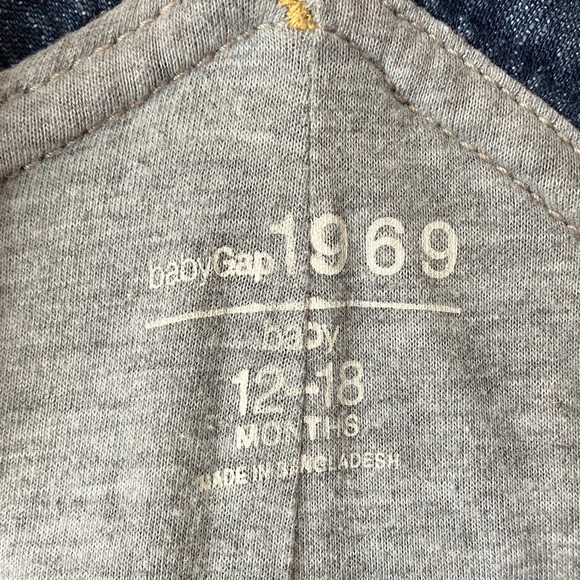 GAP Classic Blue Kids Overalls - Picture 2 of 5